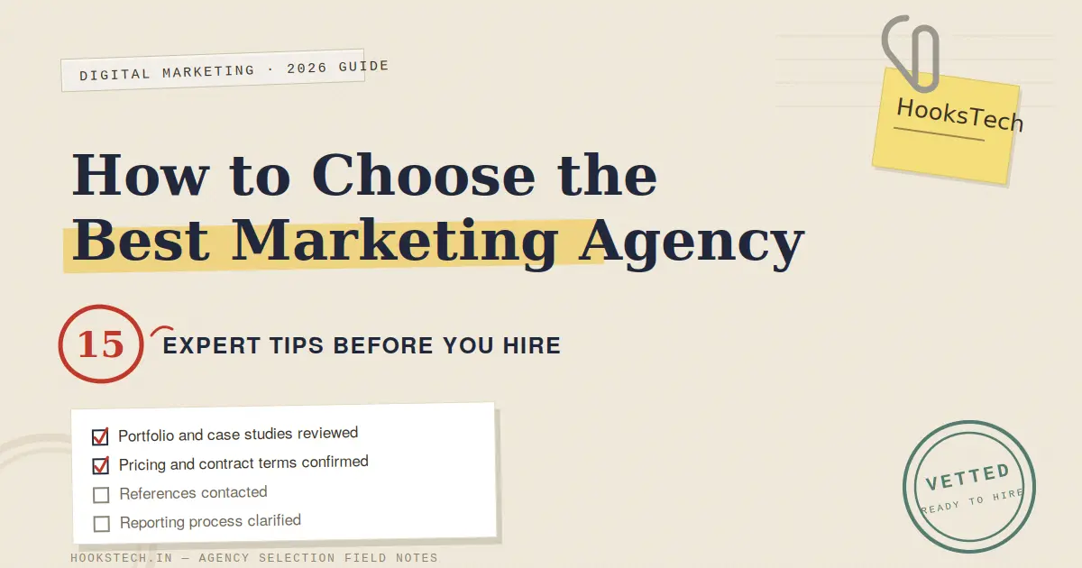 How to Choose the Best Digital Marketing Agency in 2026