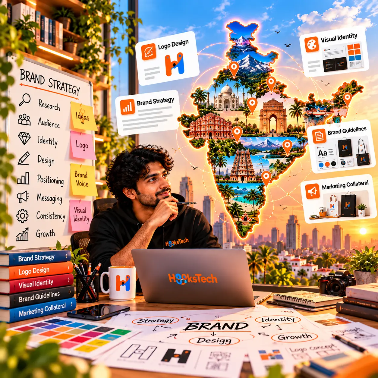 Branding Agency India - Hooks Tech