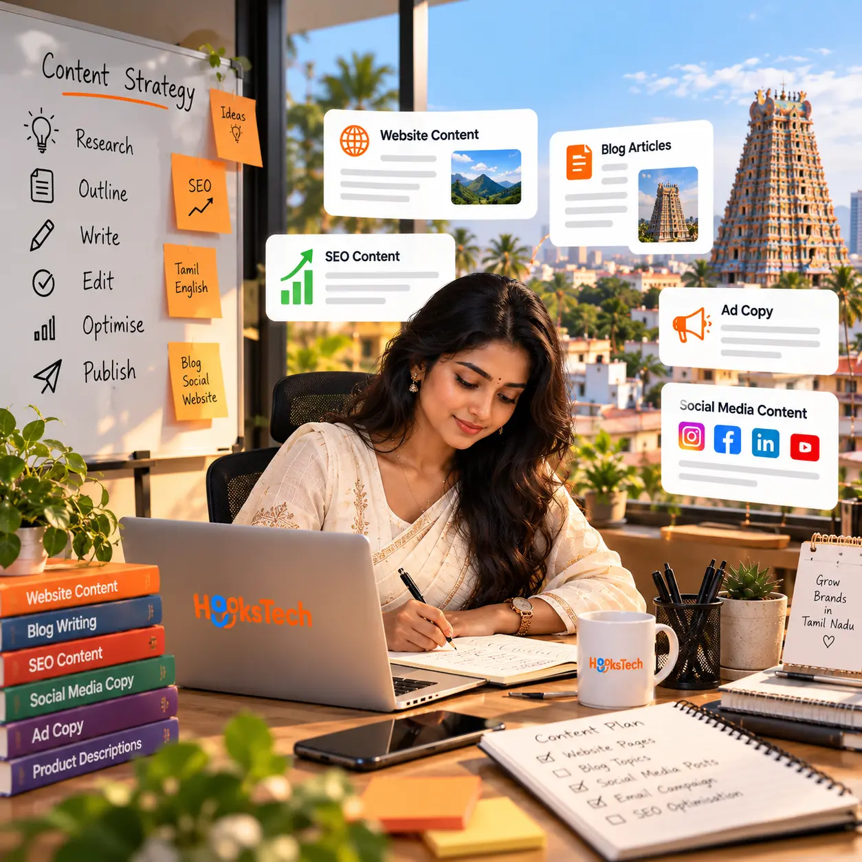 Content Writing Services in Tamil Nadu - Hooks Tech Articles, Copywriting & Brand Storytelling