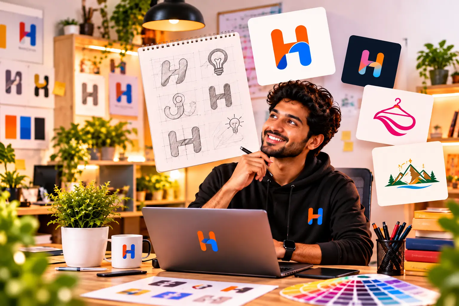Logo Design Company in India - Hooks Tech