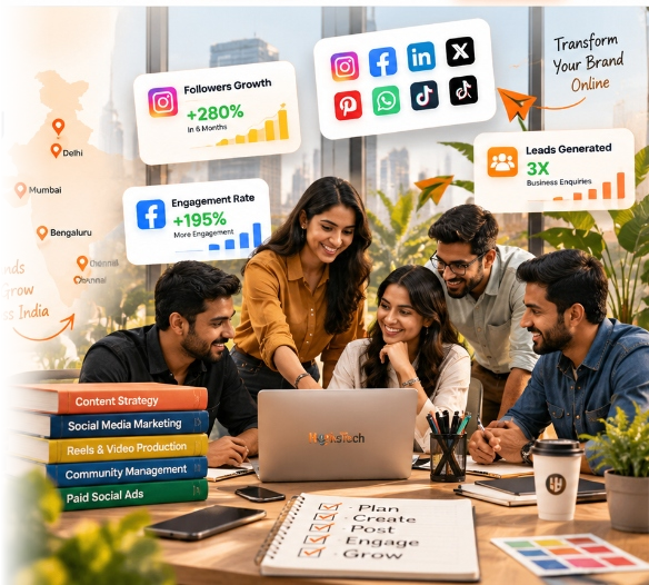 Hooks Tech - Social Media Marketing Company in India Growth Team